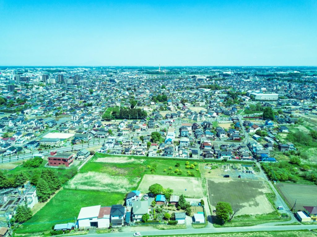 上空からの撮影