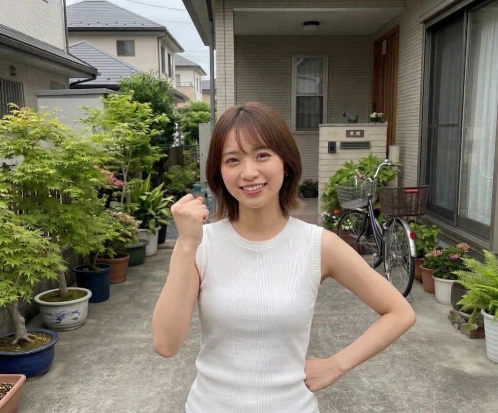 女性がこれから作業を始める